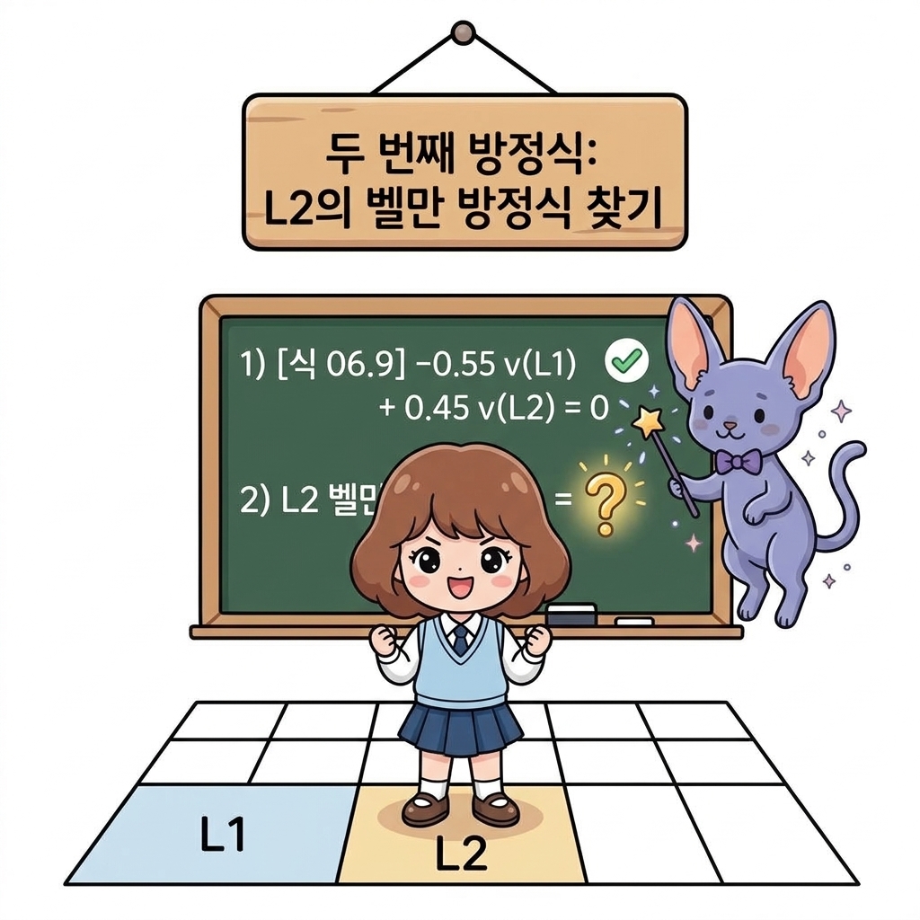 두 번째 방정식: L2의 벨만 방정식 찾기