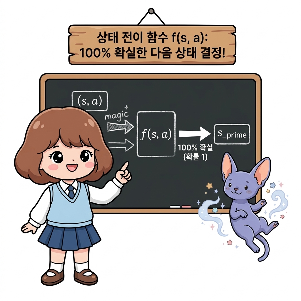 상태 전이 함수 f(s, a)의 마법