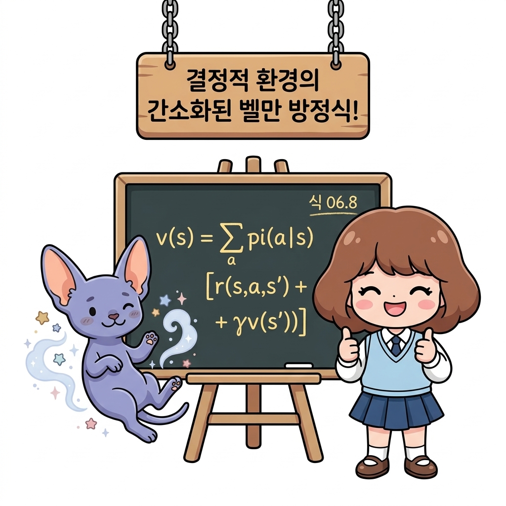 결정적 환경의 간소화된 벨만 방정식