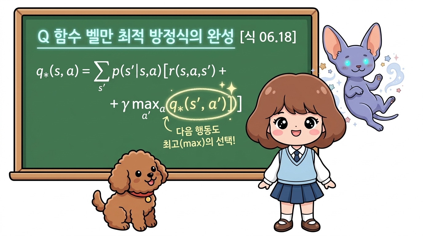 Q 함수 벨만 최적 방정식의 완성