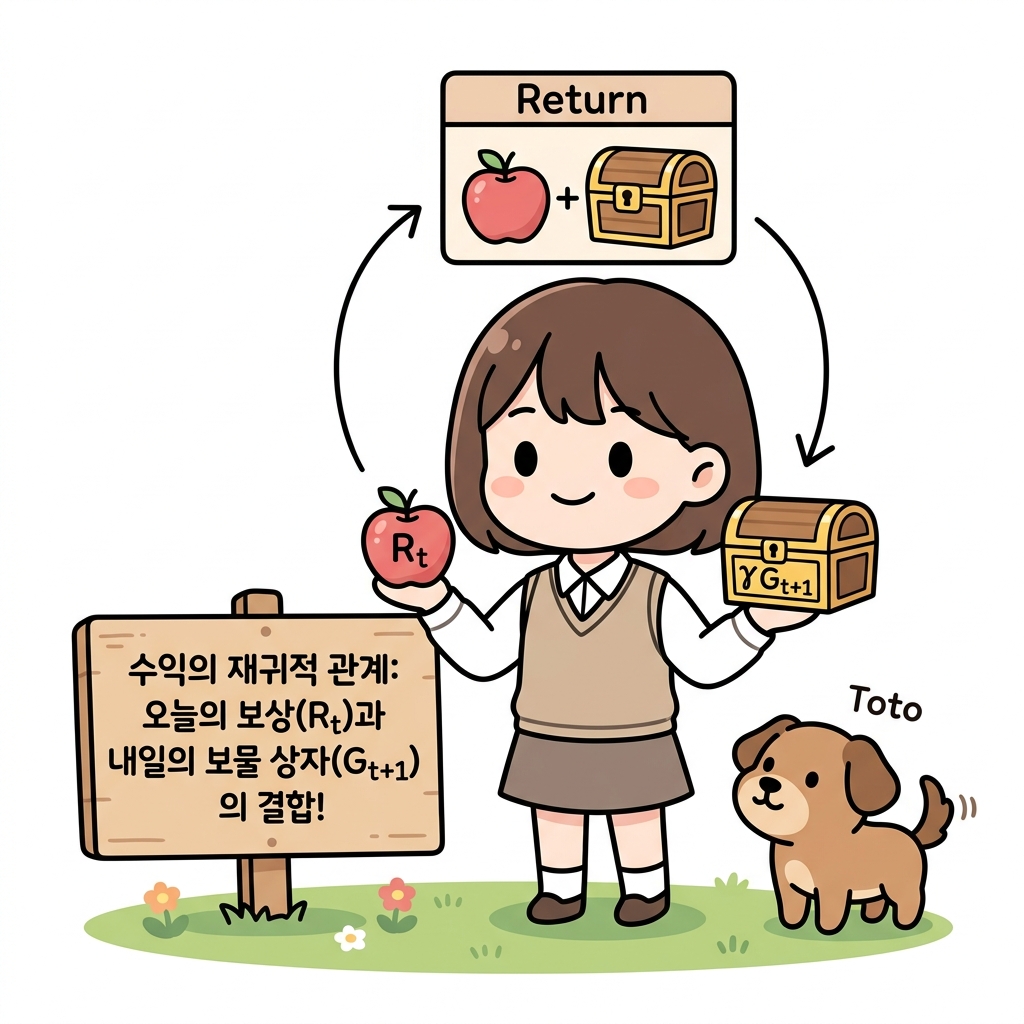 벨만 방정식의 상태 재귀적 관계
