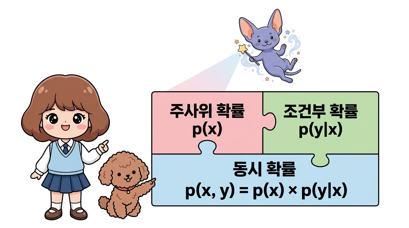 확률의 곱셈 정리: 동시 확률과 조건부 확률