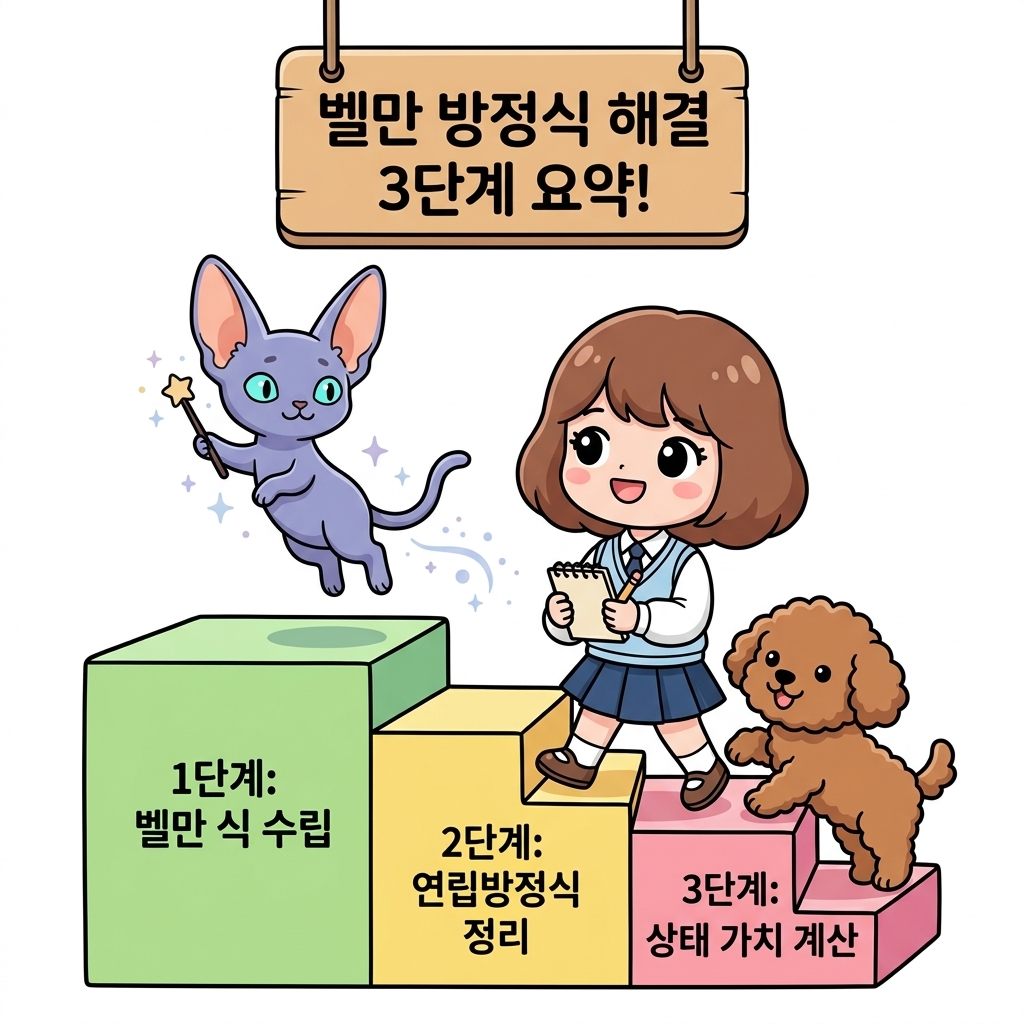 벨만 방정식 해결 3단계 요약
