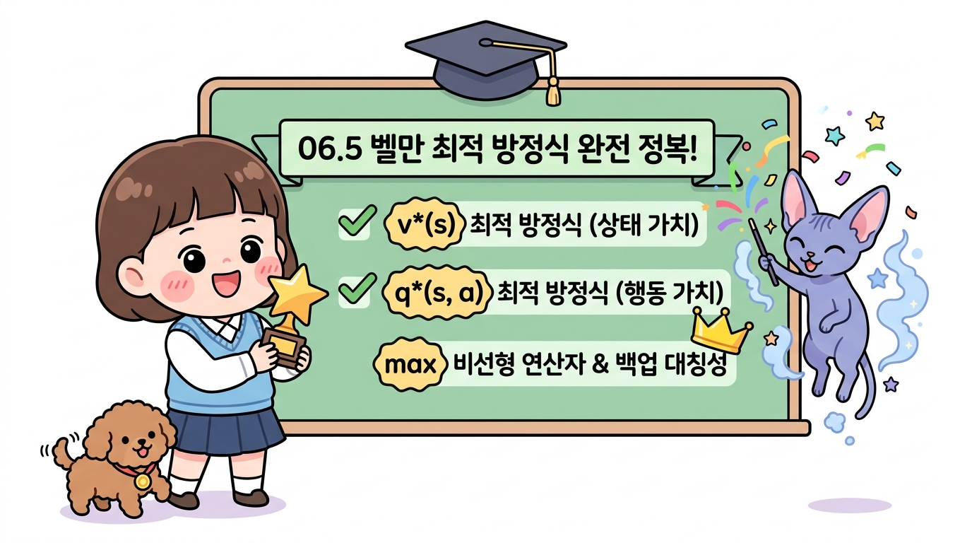 06.5장 학습 정리: 벨만 최적 방정식 완전 정복