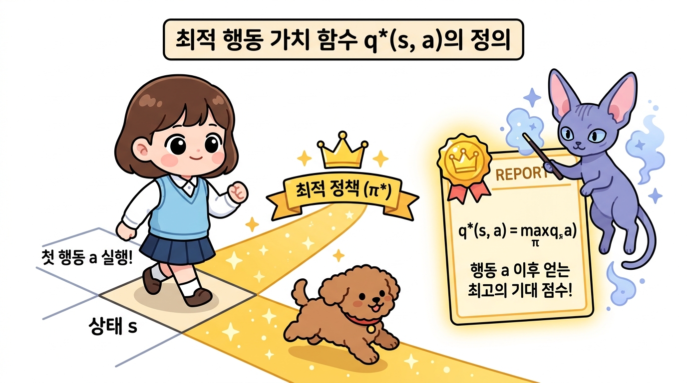 최적 행동 가치 함수의 정의