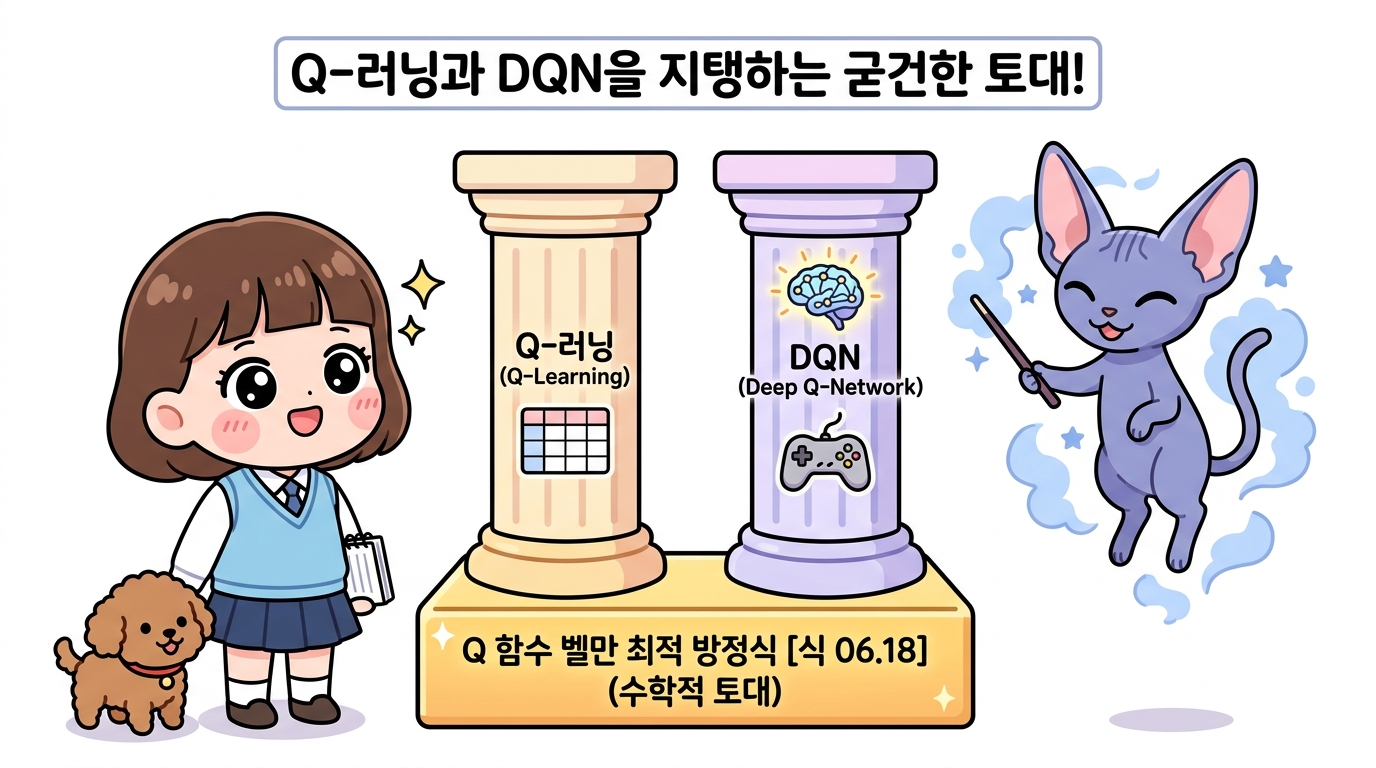 Q-러닝과 DQN의 수학적 토대