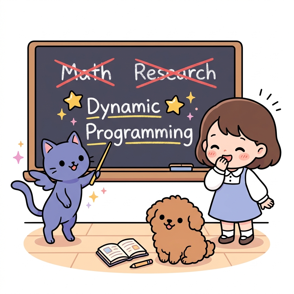동적 프로그래밍 유래 인트로