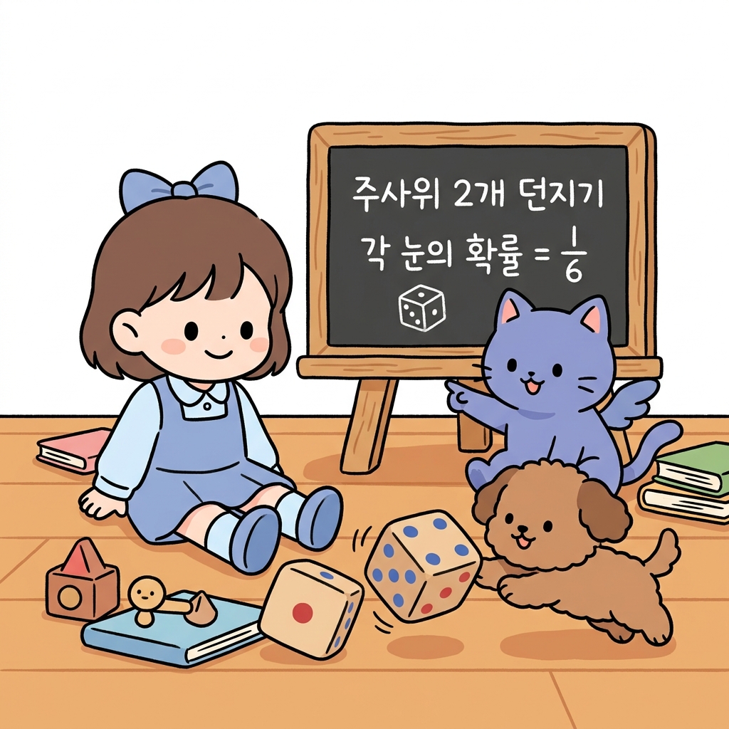 주사위 두 개 던지기