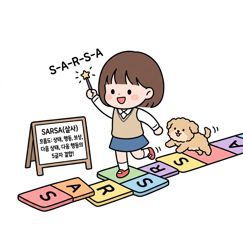 SARSA 흐름도